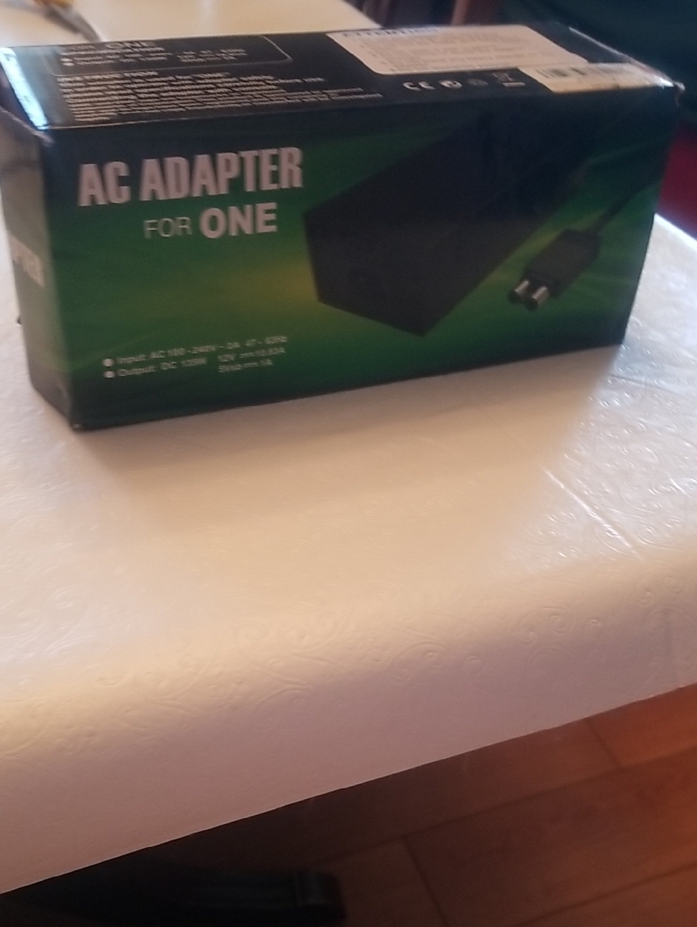 AC Adapter for X BOX One - Green and Black Packaging -works On Xbox 1